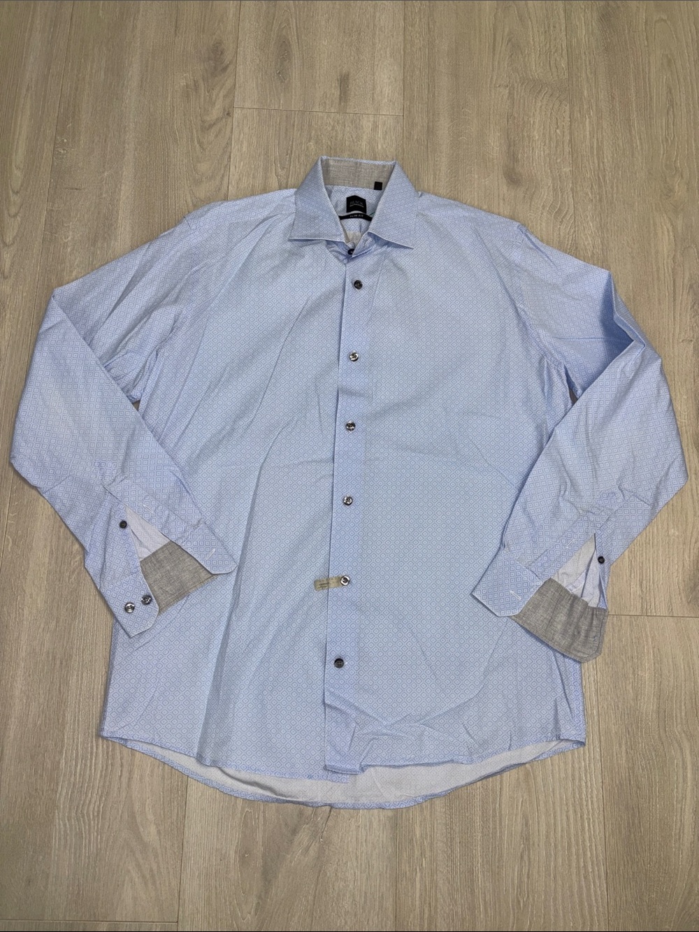🔥BUNDLESALE Mens L Saks Fifth Avenue Black Label Slim Fit Dress Shirt